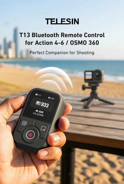 TELESIN Bluetooth Remote for DJI Osmo Action 4 / 5 / 6