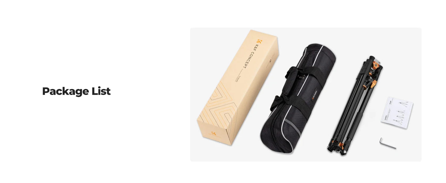 K&F 230cm Overhead Camera Tripod with Fluid Head