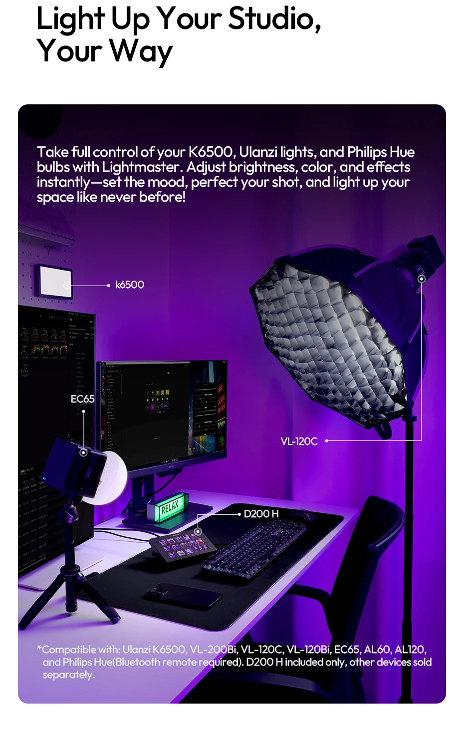 Ulanzi D200 / D200H Stream Controller