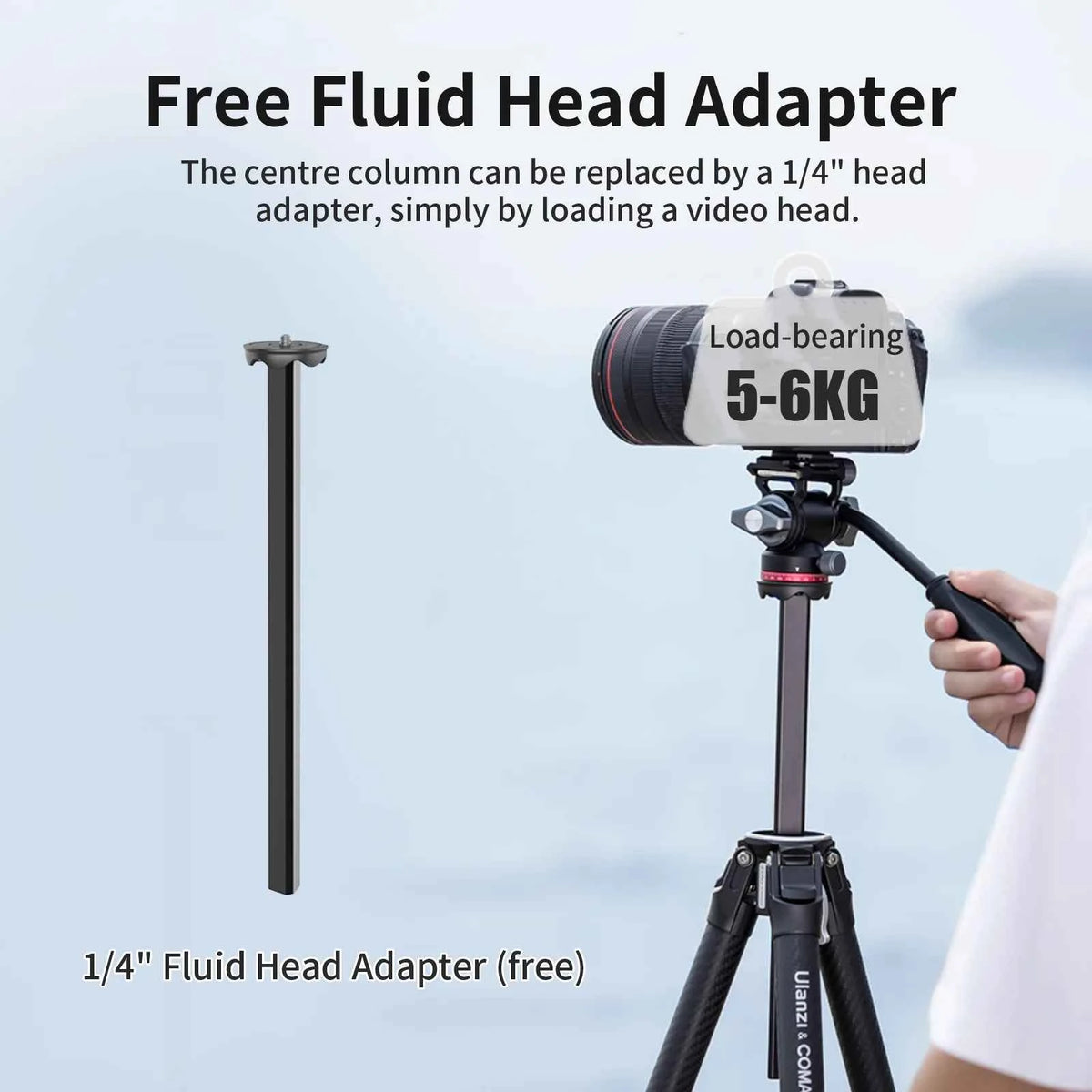COMAN Zero F38 Carbon Fibre Travel Tripod