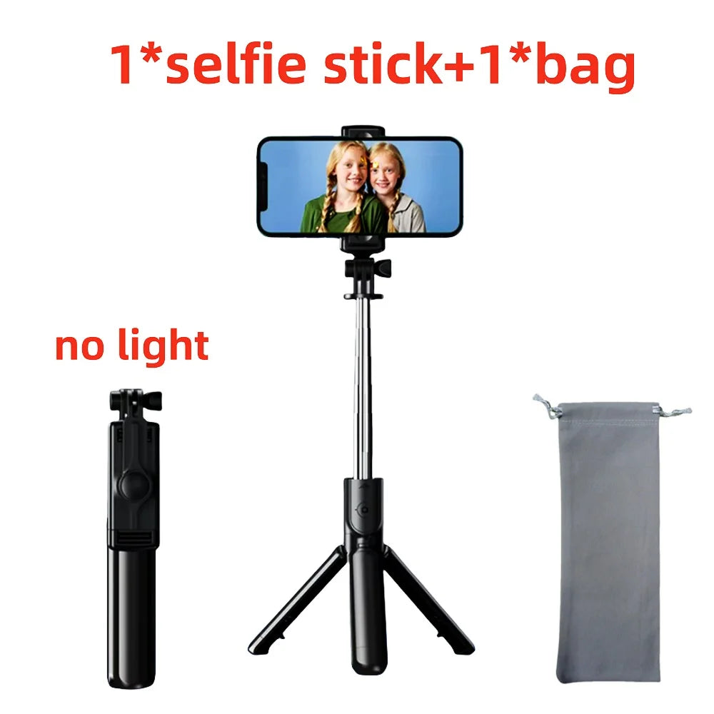 Bluetooth Selfie Stick Tripod with Wireless Remote for Smartphones