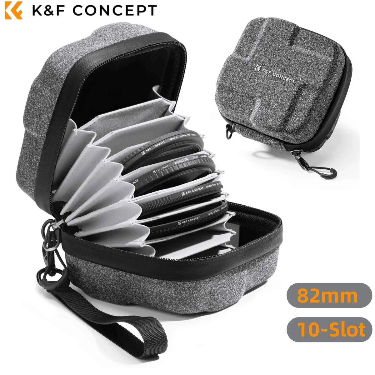 K&F Concept Hard Shell Lens Filter Pouch