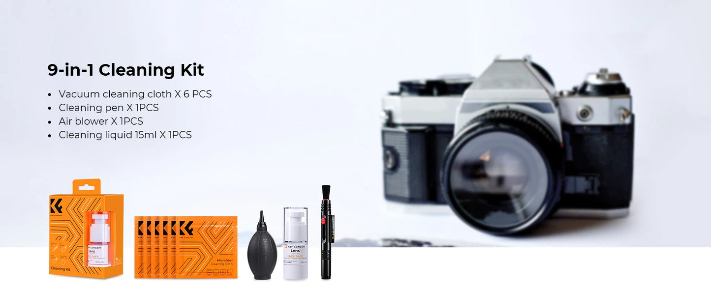 K&F Concept Camera Lens & Glasses Cleaning Kit