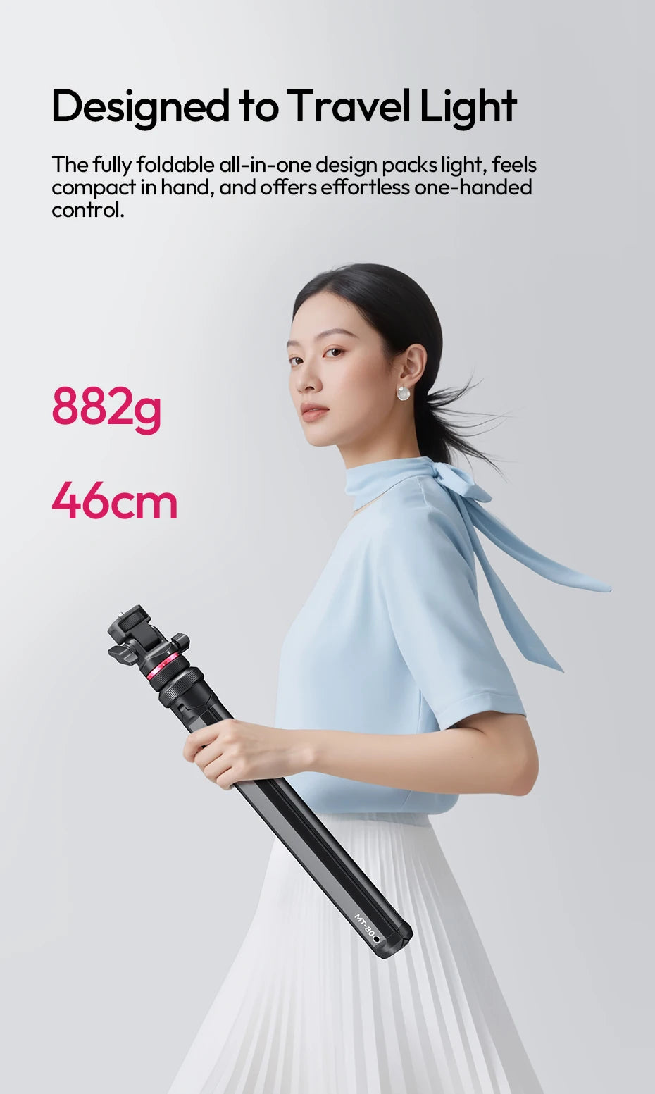 Ulanzi MT-80 Auto-Open 2m Tripod Light Stand