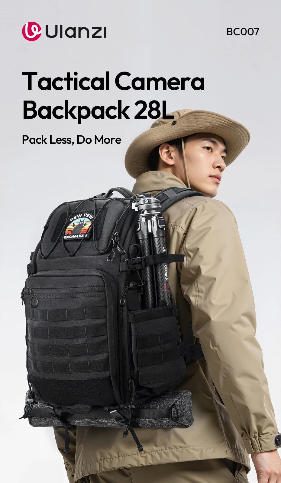 Ulanzi BC007 28L Tactical Camera Backpack