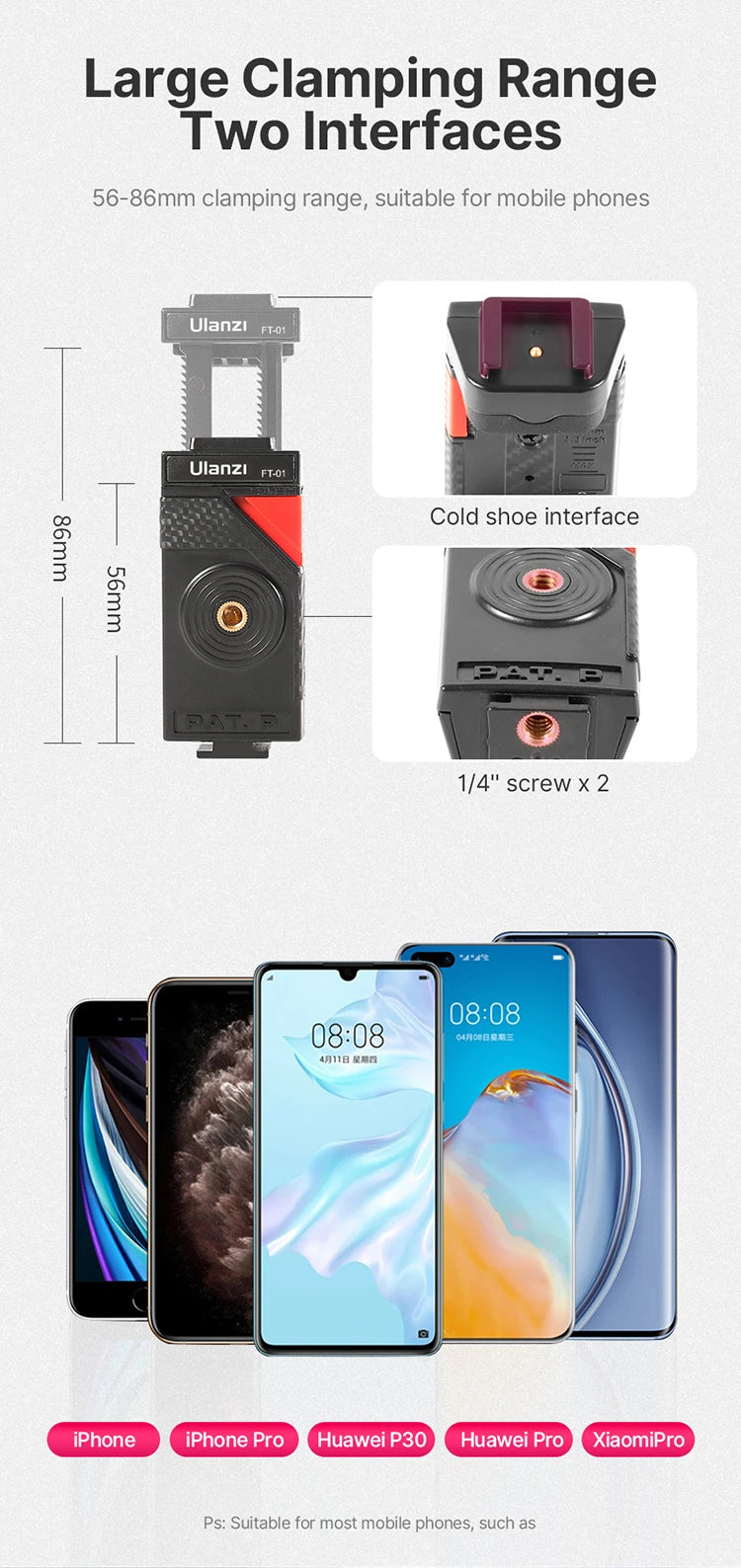 Ulanzi FT-01 Mini Flexible Camera Tripod