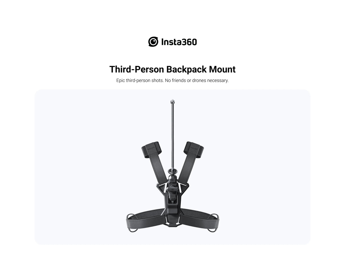 Insta360 Third-Person Backpack Mount for X5 / X4 / X3