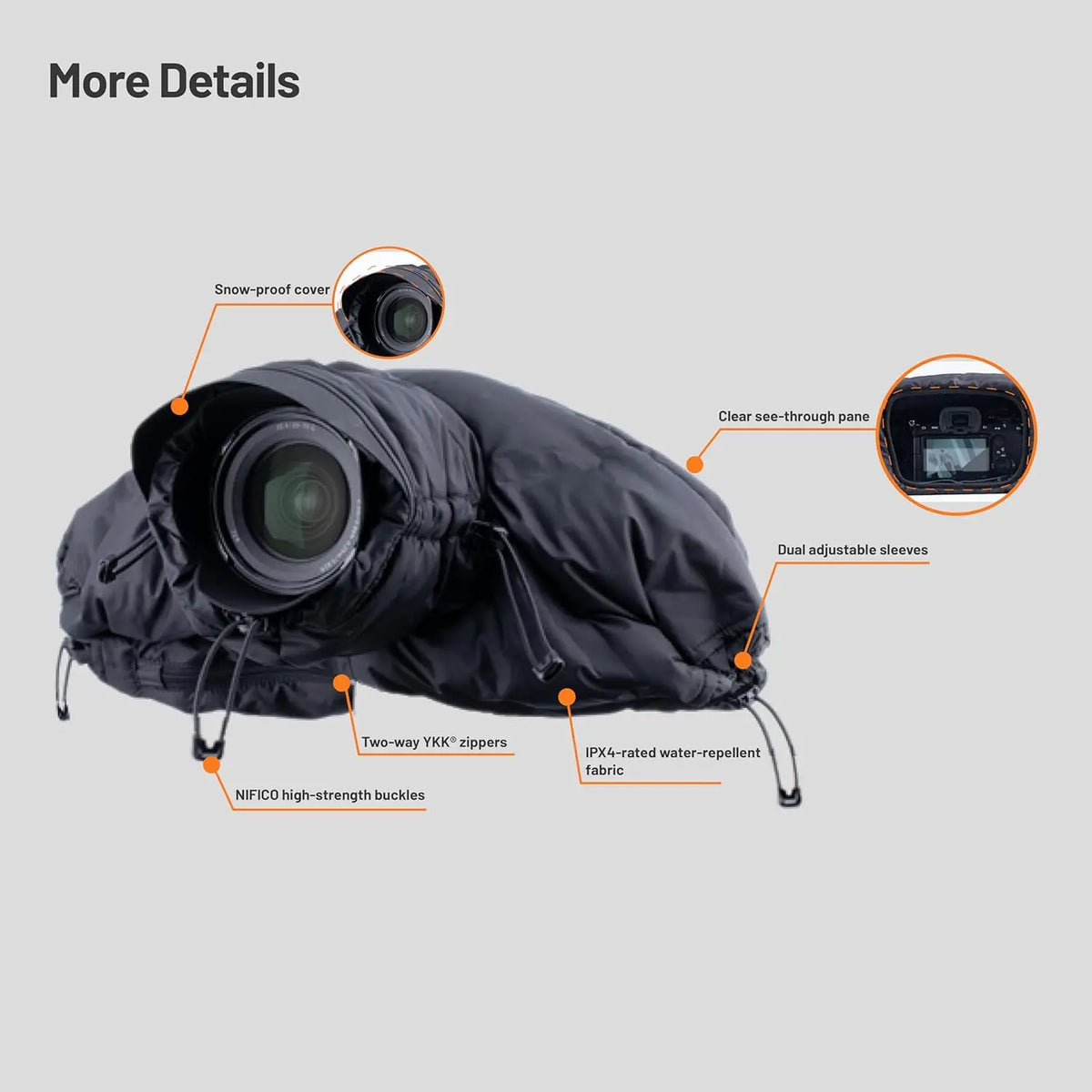 PGYTECH Insulated Cold Weather Camera Cover