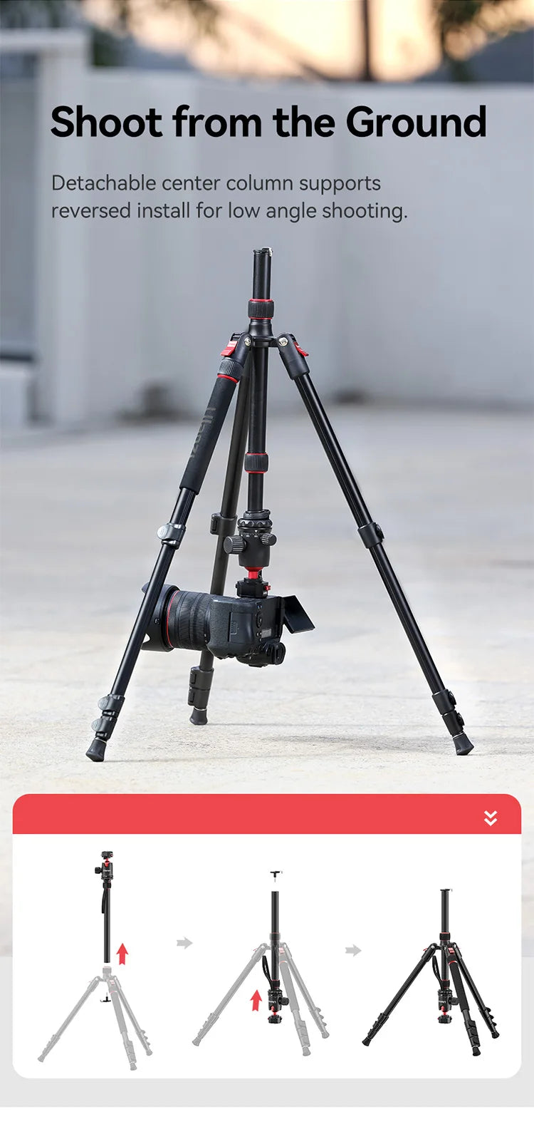 Ulanzi TT31 Claw Professional Tripod Monopod