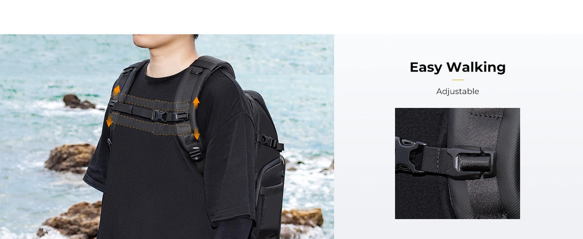 K&F 20L Waterproof Hardshell Camera Backpack - CameraHUB