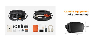 K&F Concept Lightweight 10L Camera Shoulder Bag