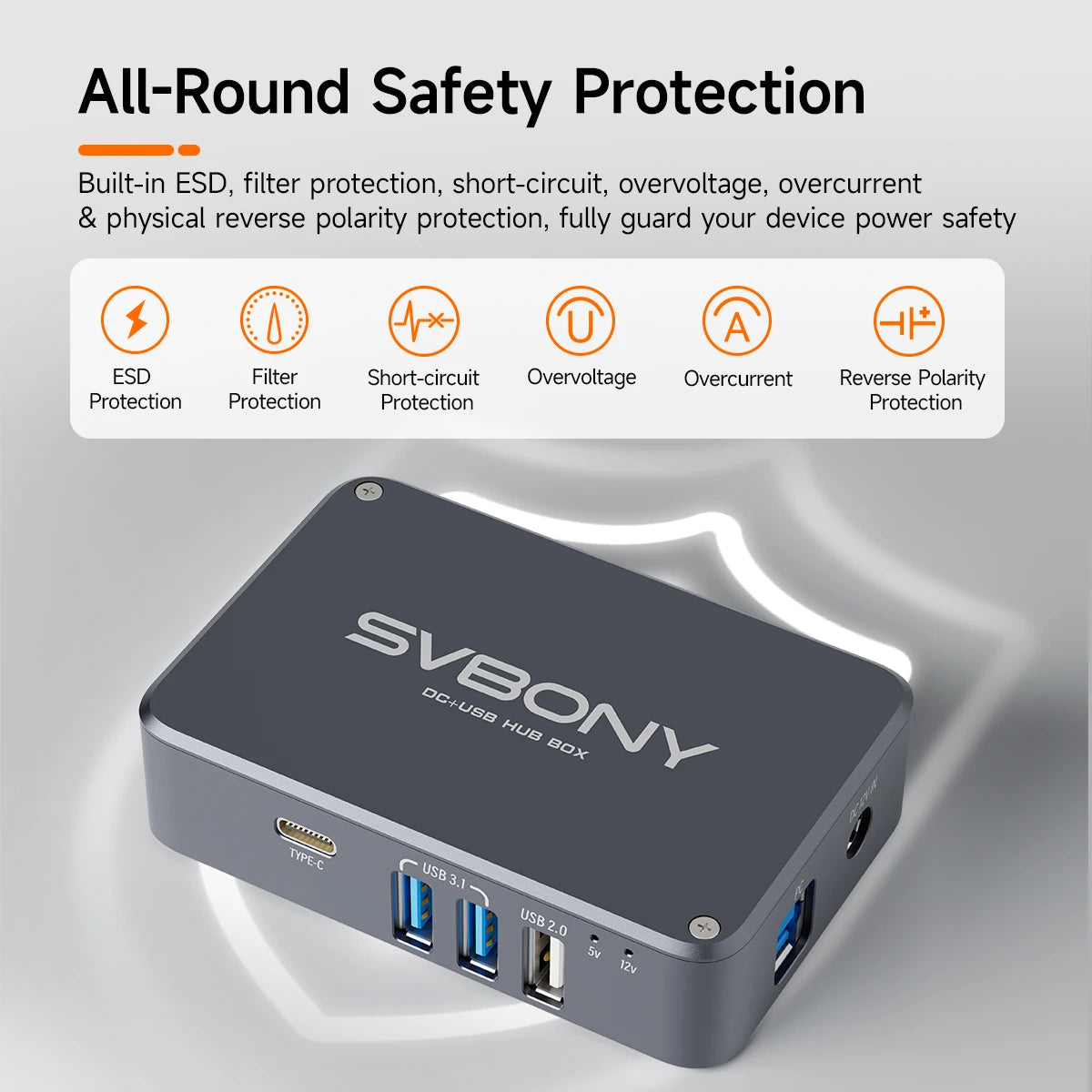 SVBONY SV241 Astronomy DC and USB Hub Box