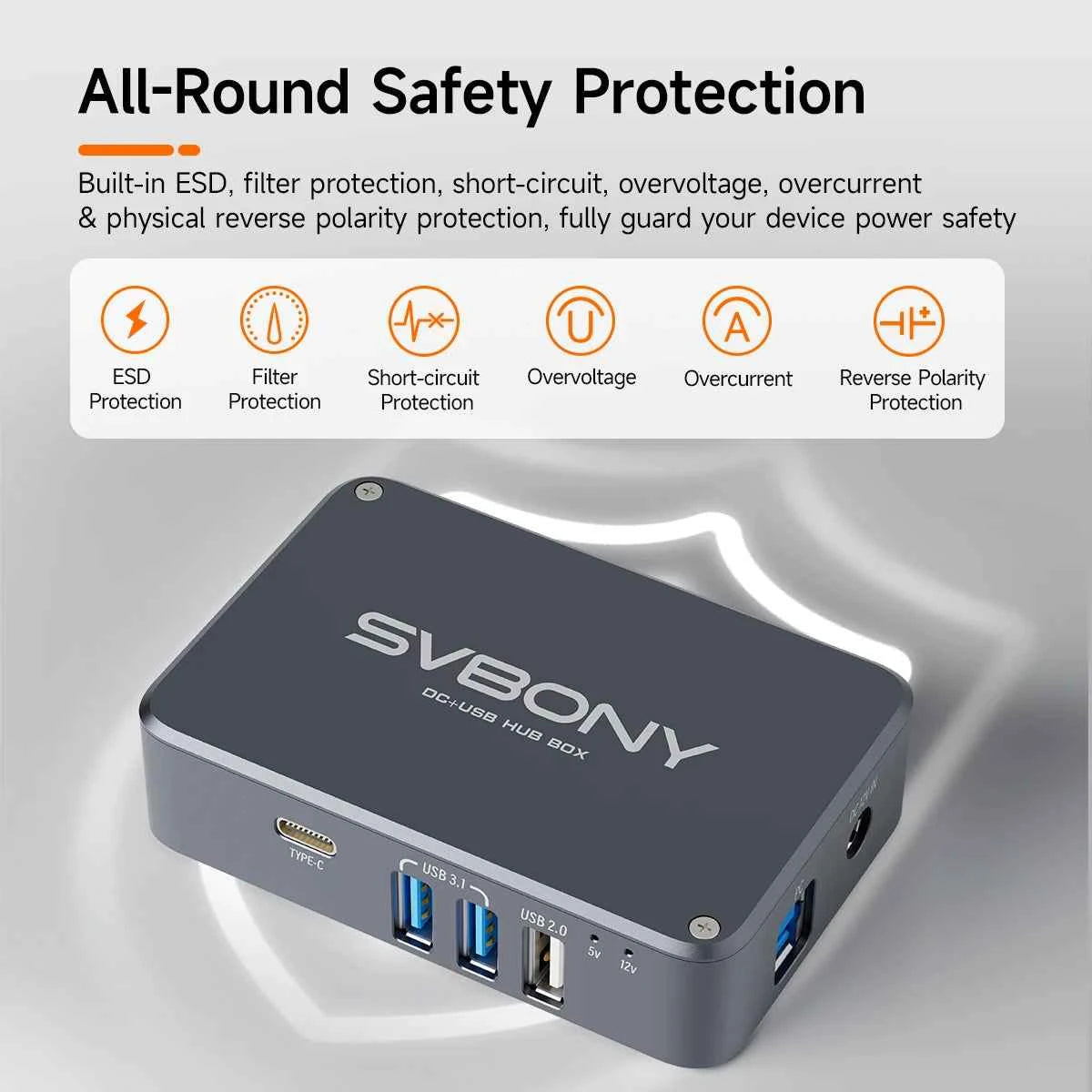 SVBONY SV241 Astronomy DC and USB Hub Box