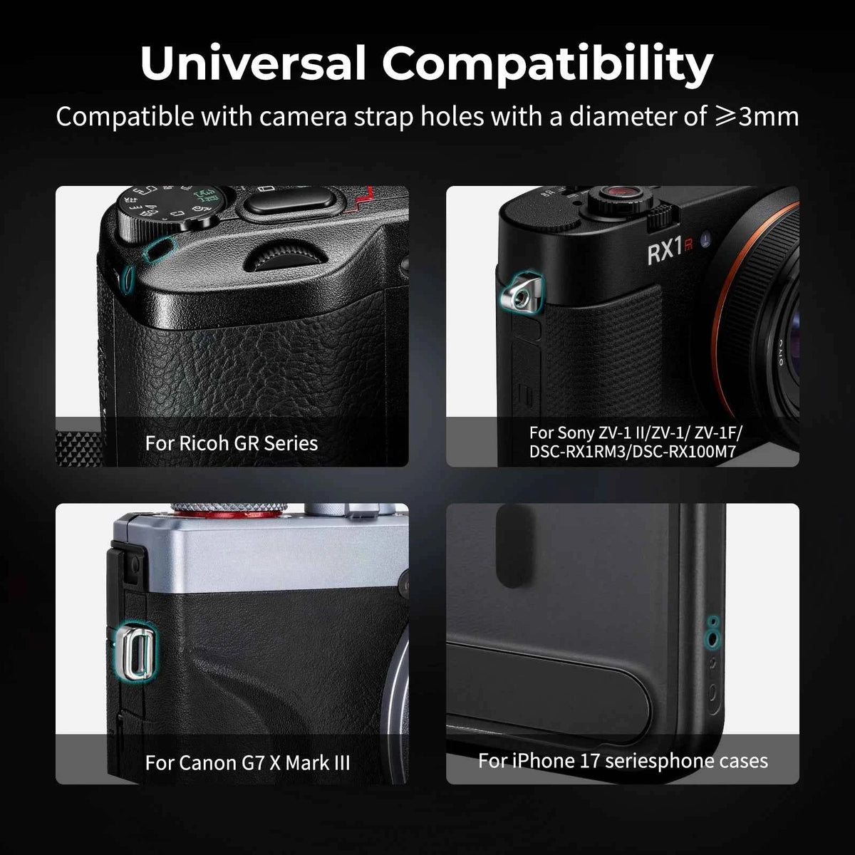 SmallRig 5685 / 5686 / 5687 Quick Release Camera Shoulder Strap