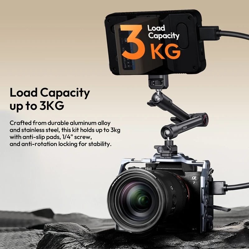 Ulanzi HD02 10-Inch Magic Arm Kit with Super Clamp