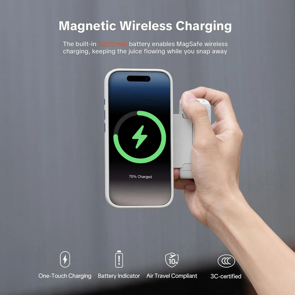 PGYTECH MagCam 2 Wireless Charging Phone Grip