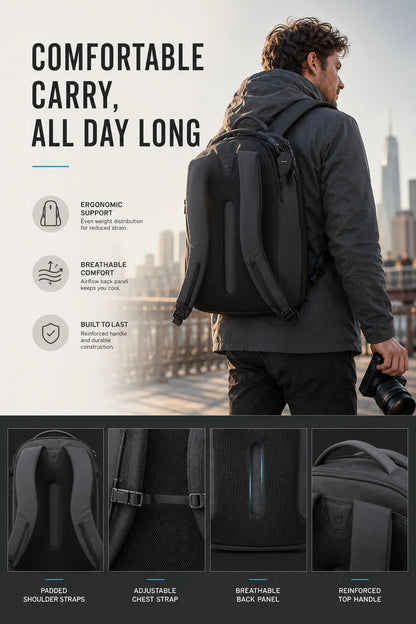 SOARSHOT 16L/22L Water-Resistant Camera Backpack