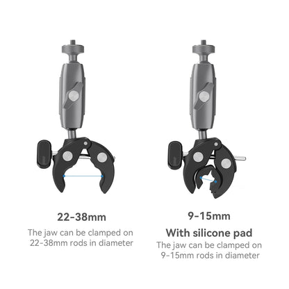 TELESIN 360° Super Clamp & Magic Arm Camera Mount