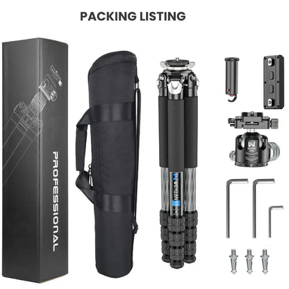 WEYLLAN UX7 Compact Carbon Fibre Travel Tripod