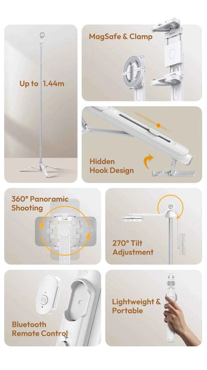 Ulanzi TT88 Overhead Phone Tripod with Magnetic Clamp