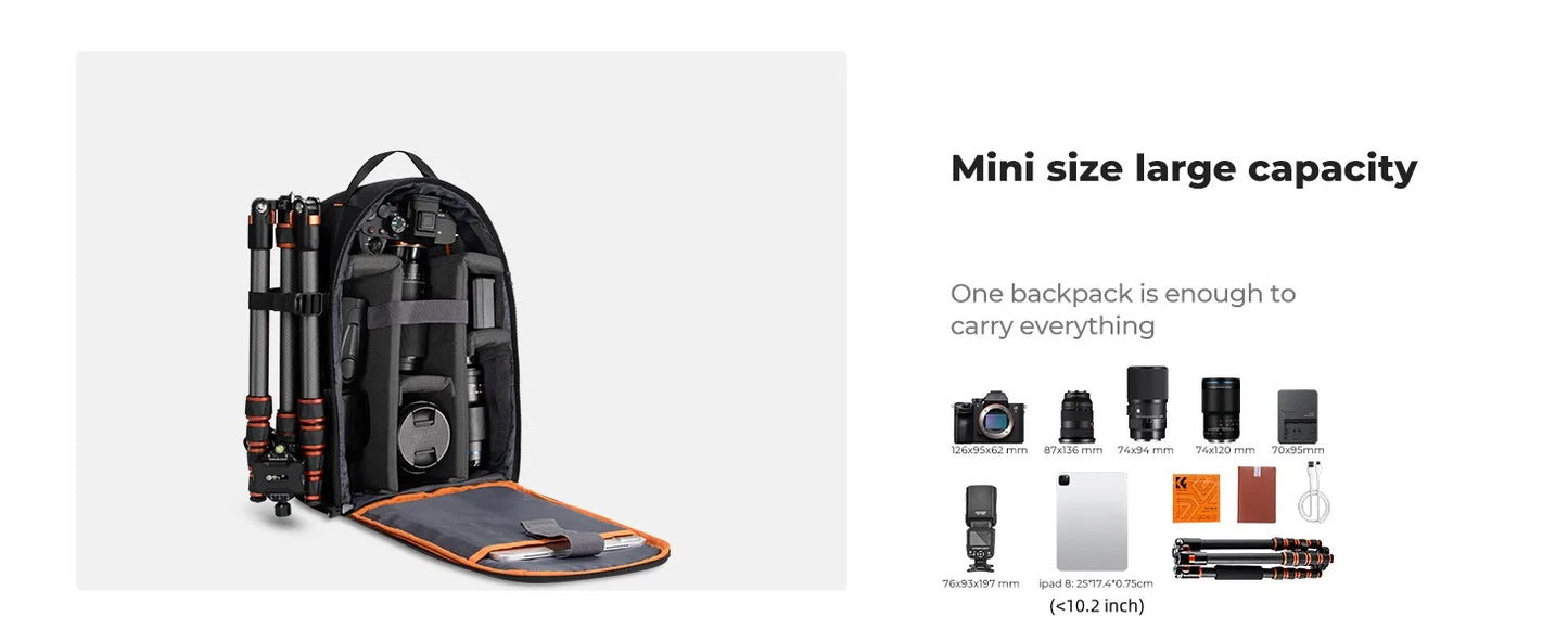 K&F Concept 10L Lightweight Camera Backpack