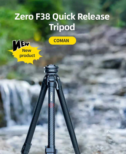 COMAN Zero F38 Carbon Fibre Travel Tripod