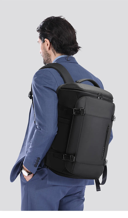 BANGE Large Travel Backpack with Shoe Compartment