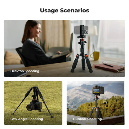 K&F S225A0 52cm Mini Desktop Tripod with Ball Head