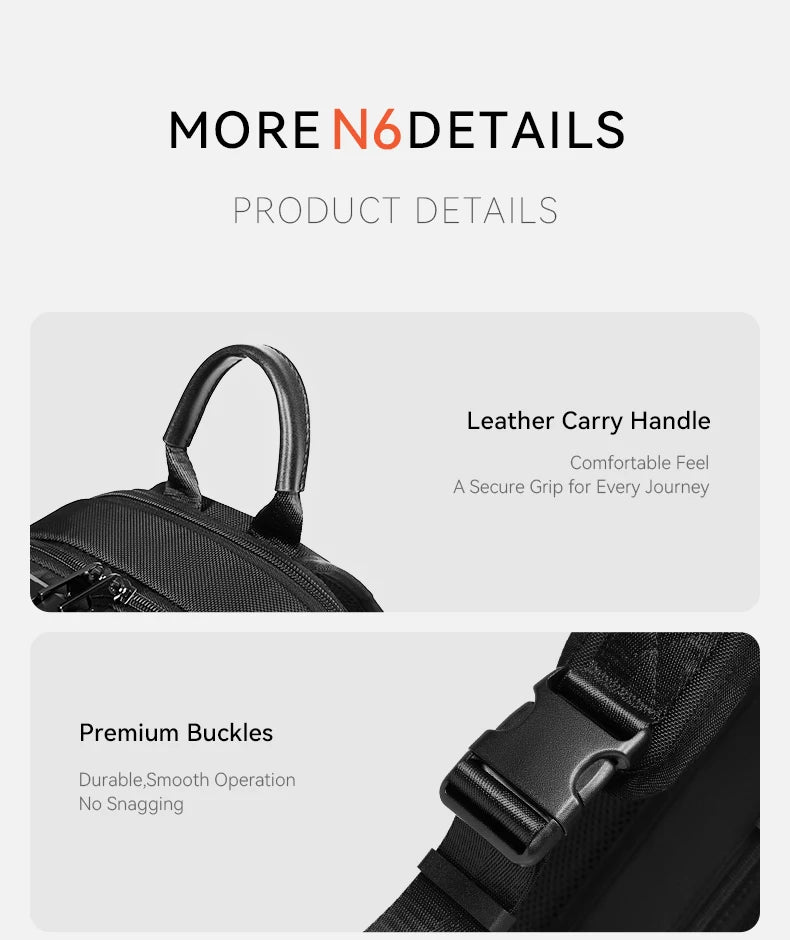 ReeYee N6 6L Security Sling Chest Bag