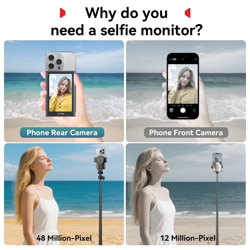 SmallRig 4851 Wireless Selfie Monitor for Smartphones