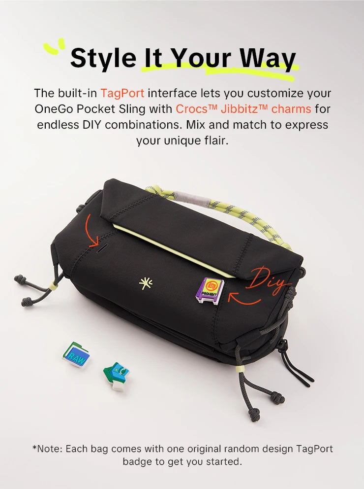 PGYTECH OneGo Pocket Sling Bag for DJI Osmo Pocket 3 & Action Cameras