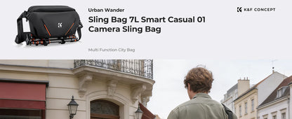K&F Concept 7L Lightweight Camera Sling Bag