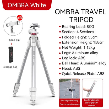 Ulanzi OMBRA YING 62.2-Inch Aluminium Travel Tripod