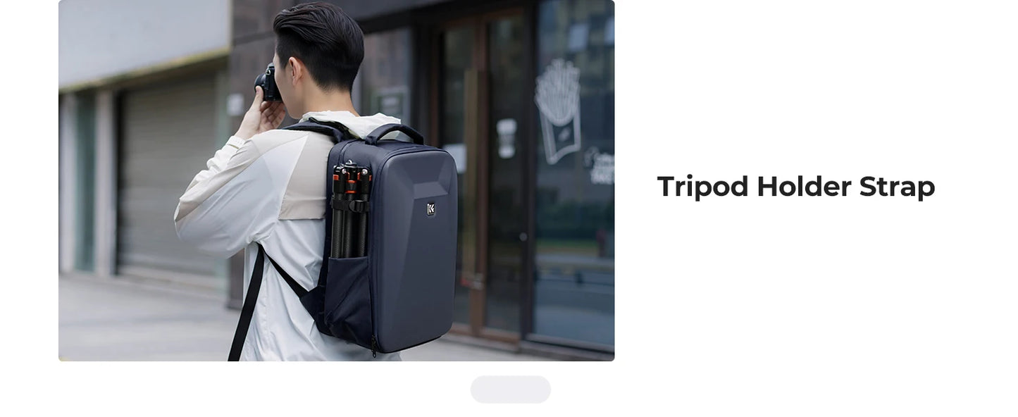 K&F 22L Hard Shell Camera Backpack