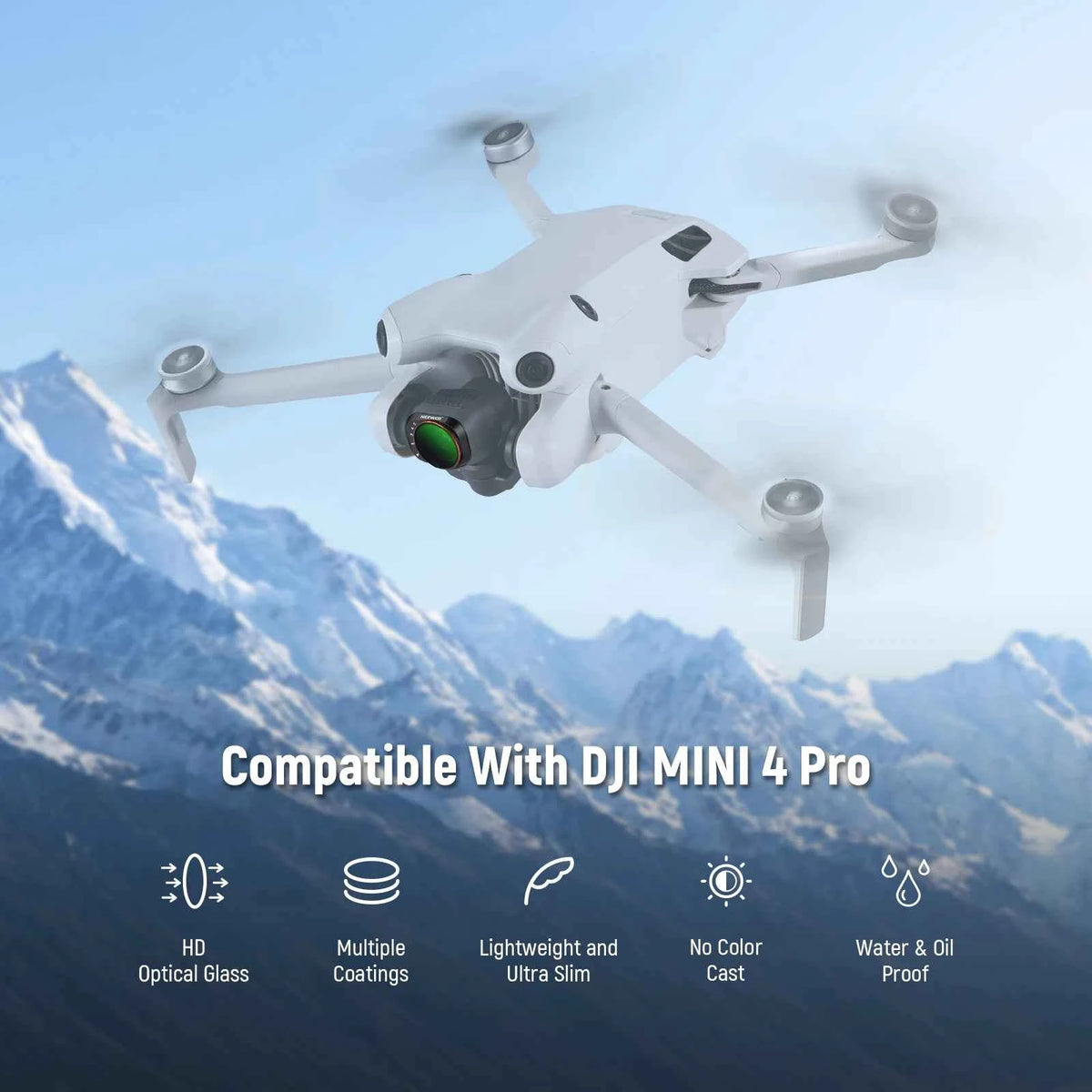 NEEWER Variable ND Filter Set for DJI Mini 4 Pro