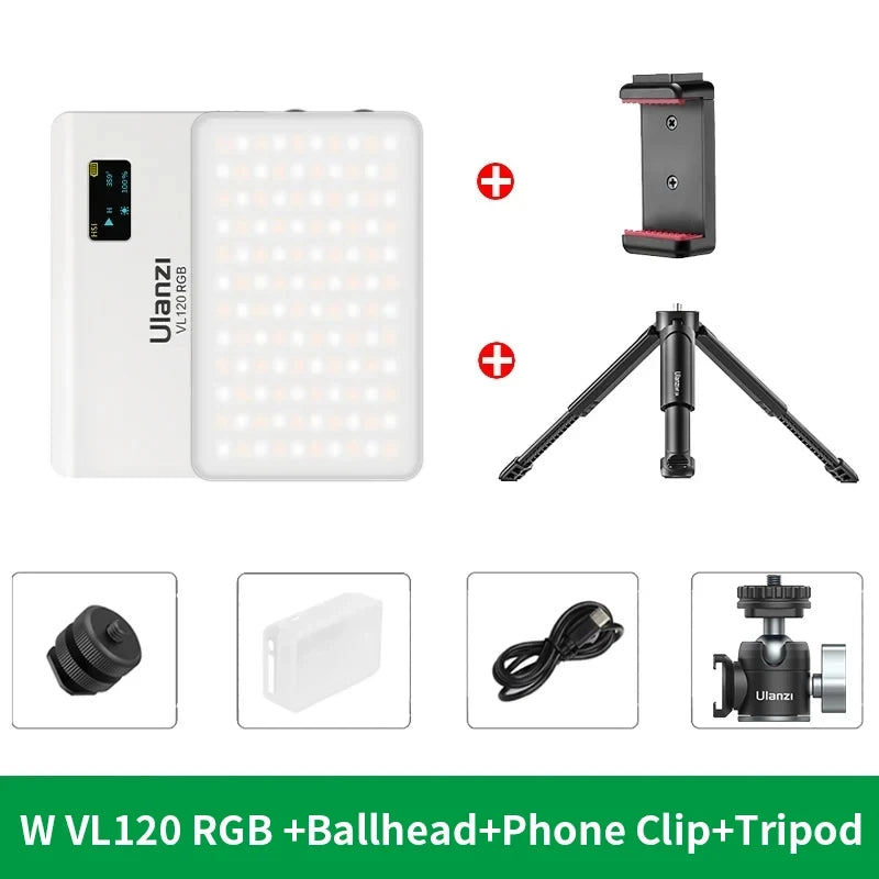 Ulanzi VL120 RGB LED Video Light - LT002