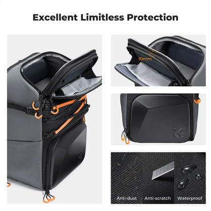 K&F 32L/25L 2-in-1 Camera Backpack and Sling Bag