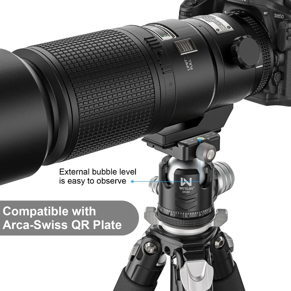 WEYLLAN UX7 Compact Carbon Fibre Travel Tripod