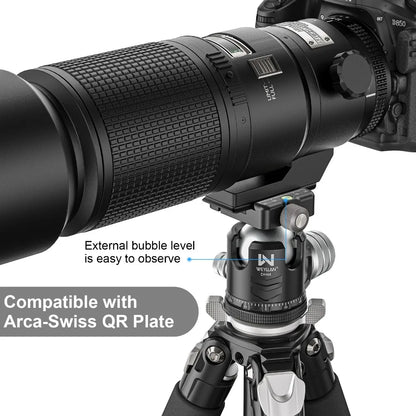 WEYLLAN UX7 Compact Carbon Fibre Travel Tripod