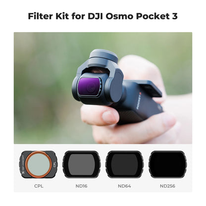 K&F Concept DJI Osmo Pocket 3 Filter & Lens Kit - 1Pc UV Filter