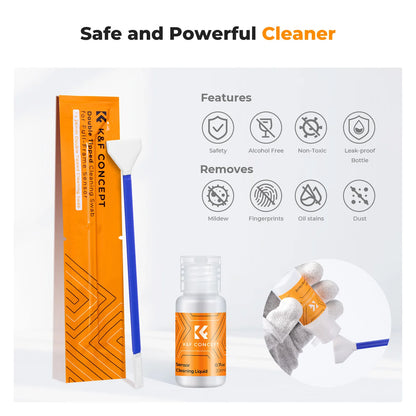 K&F Concept 2-in-1 Camera Sensor Cleaning Swab Kit