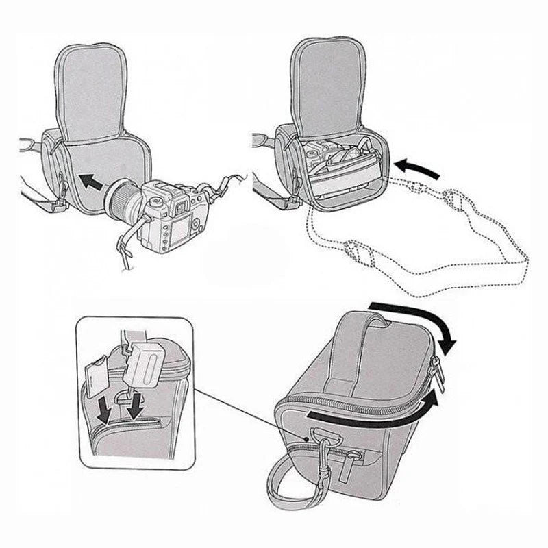 DSLR Camera Pouch Bag for Nikon Cameras