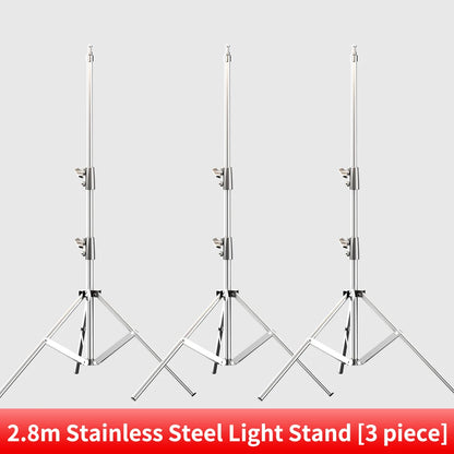 Heavy-Duty Stainless Steel Photography Light Stand