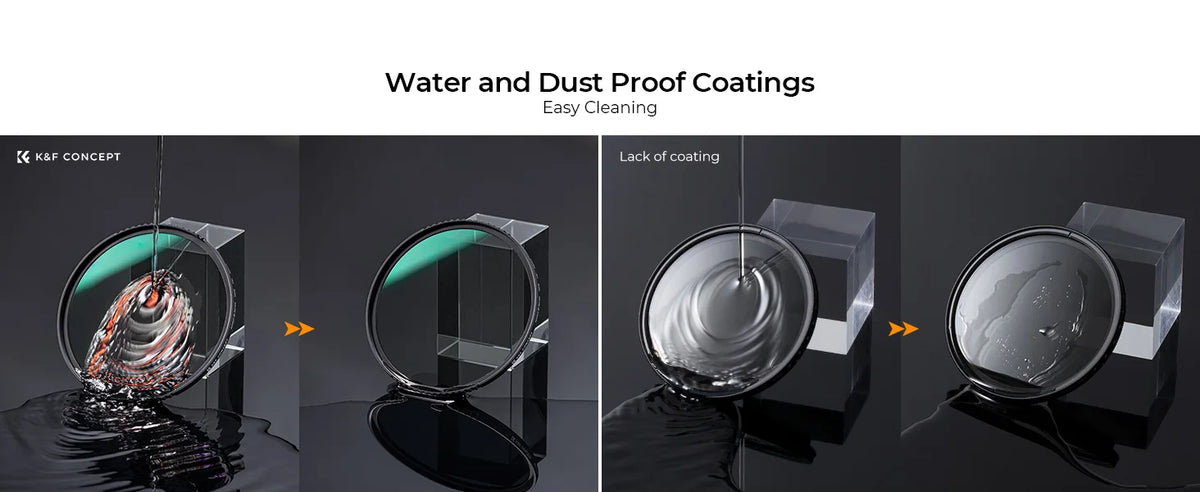 K&F Concept ND8 / ND64 / ND1000 Lens Filter Kit - ND8 ND64 ND1000 / 77mm