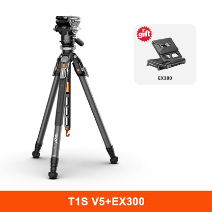 COMAN T1/T1S V5 Carbon Fibre Tripod with Video Head