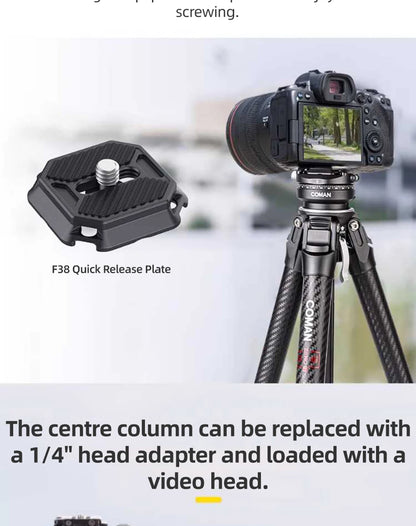 COMAN Zero F38 Carbon Fibre Travel Tripod