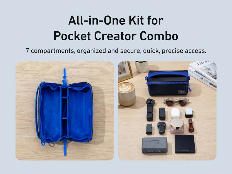 TELESIN Carrying Case for DJI Osmo Pocket 3 / 4