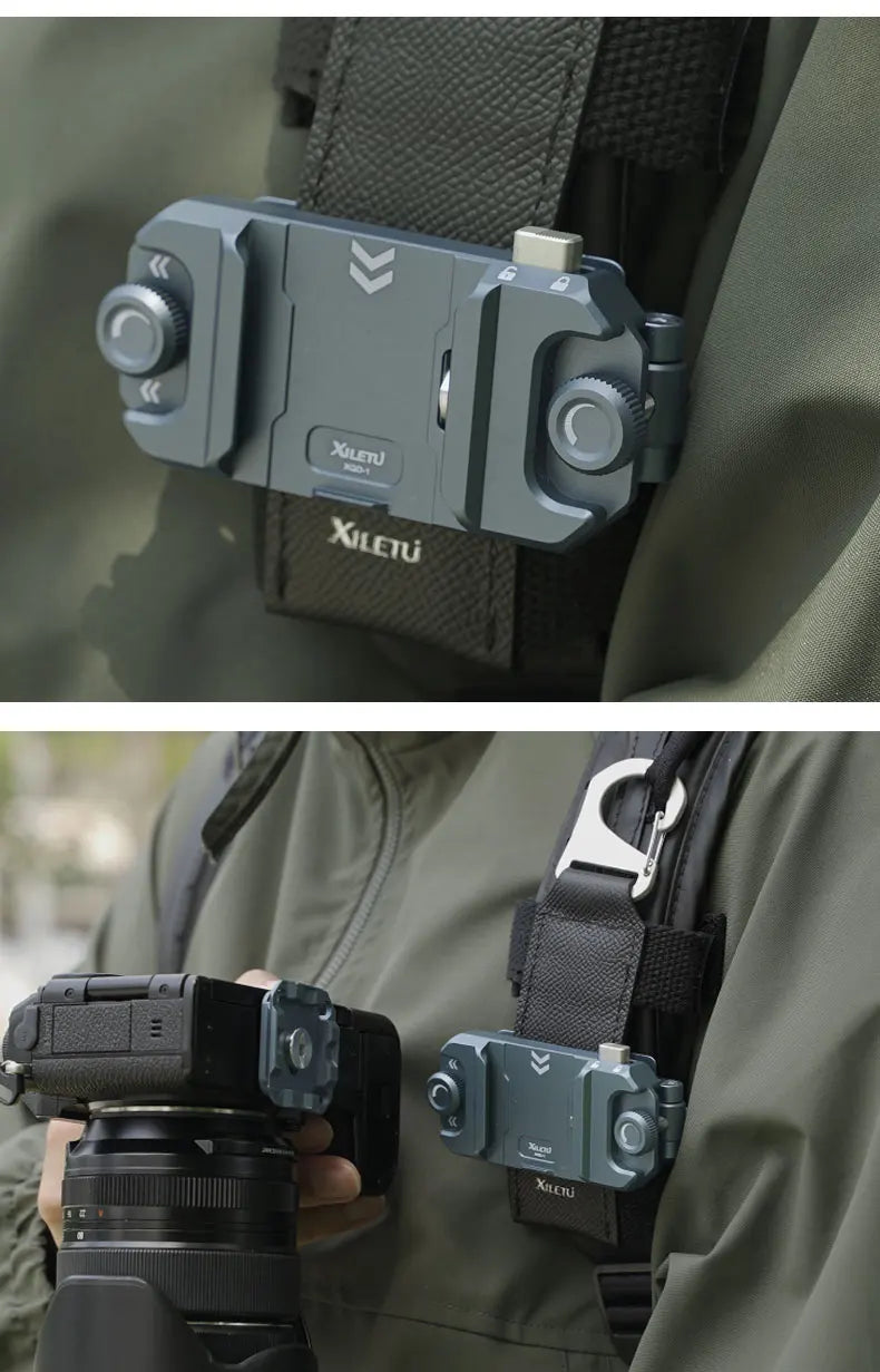 XILETU Quick Release Backpack Camera Clip