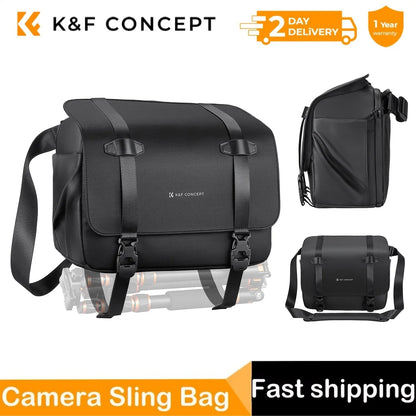 K&F Concept 10L Camera Sling Bag with Rain Cover