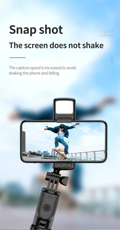 Bluetooth Selfie Stick Tripod with Wireless Remote for Smartphones